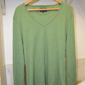 OSKA (Lagenlook brand) Green Fitted Tee,  Sz V